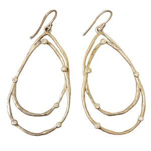 Silpada Sterling Silver and Cubic Zirconia Constellation Dangle Earrings W2268